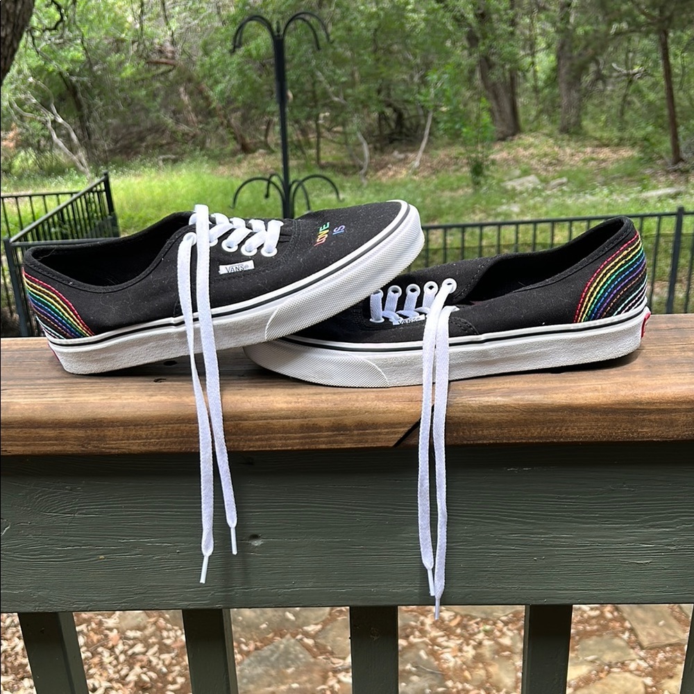 Vans Black Love Is Sneakers - Picture 6 of 7